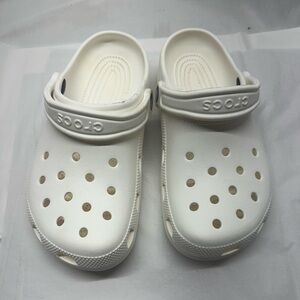 Crocs Bright White Clogs Sz:W6/ M8 Streetwear Comfortable Slip On Summer Shoes
